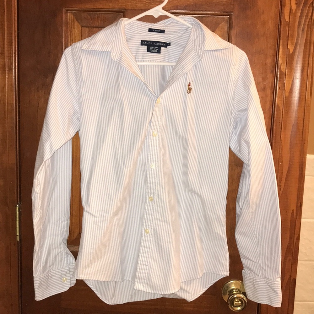 Striped Ralph Lauren Polo